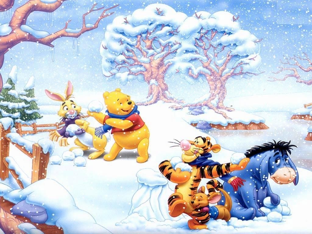 Winnie the Pooh winter fun