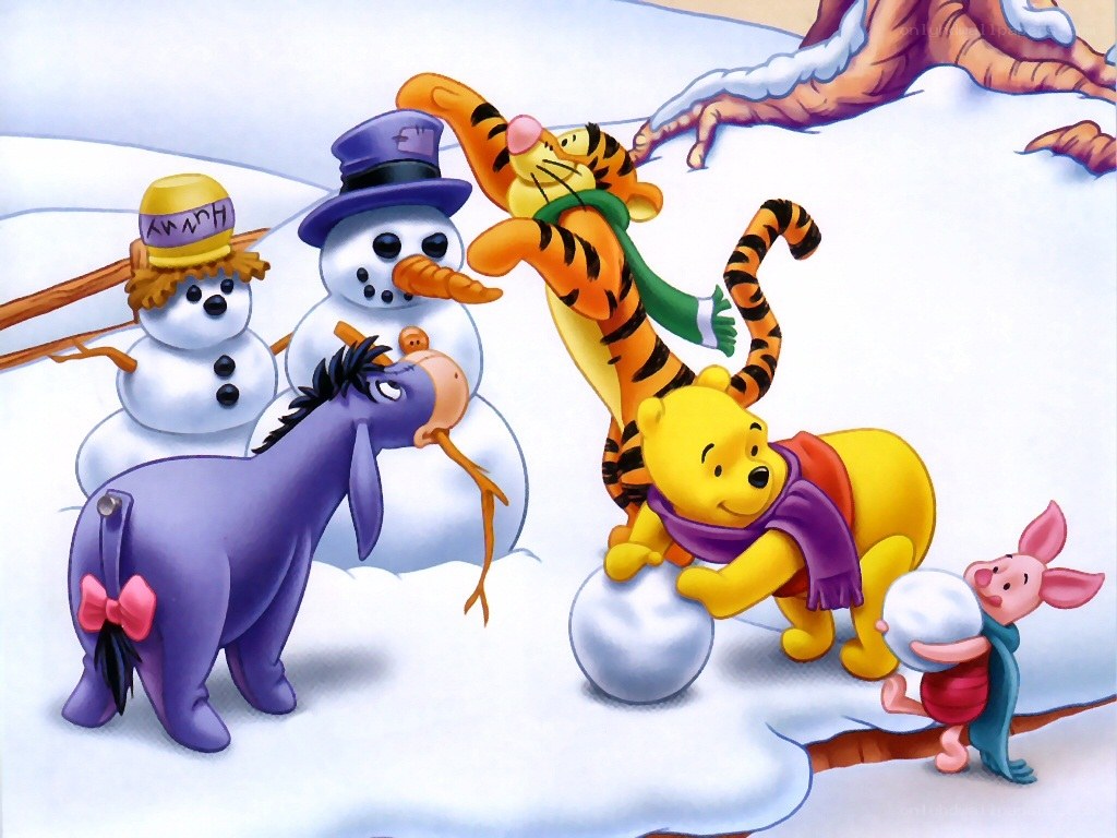 Winnie the Pooh winter fun