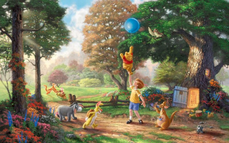 Winnie the Pooh with Friends — Green