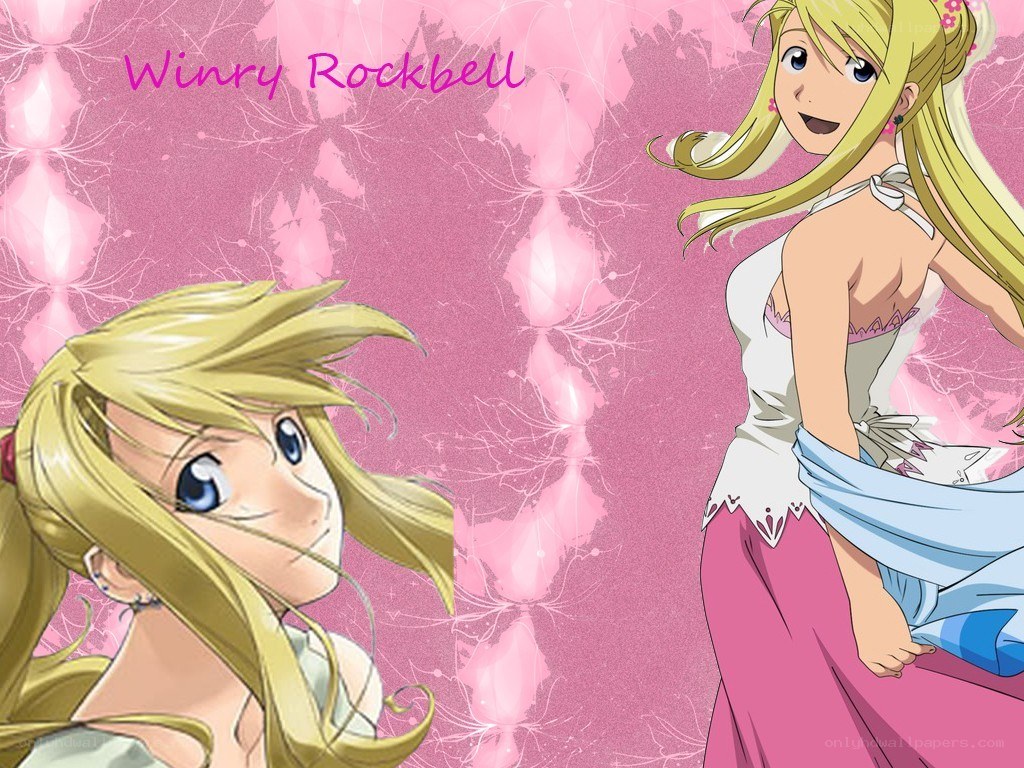 Winry Rockbell anime art