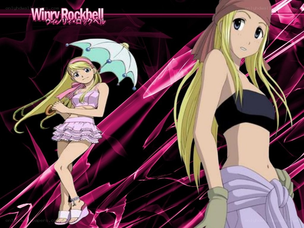 Winry Rockbell anime art