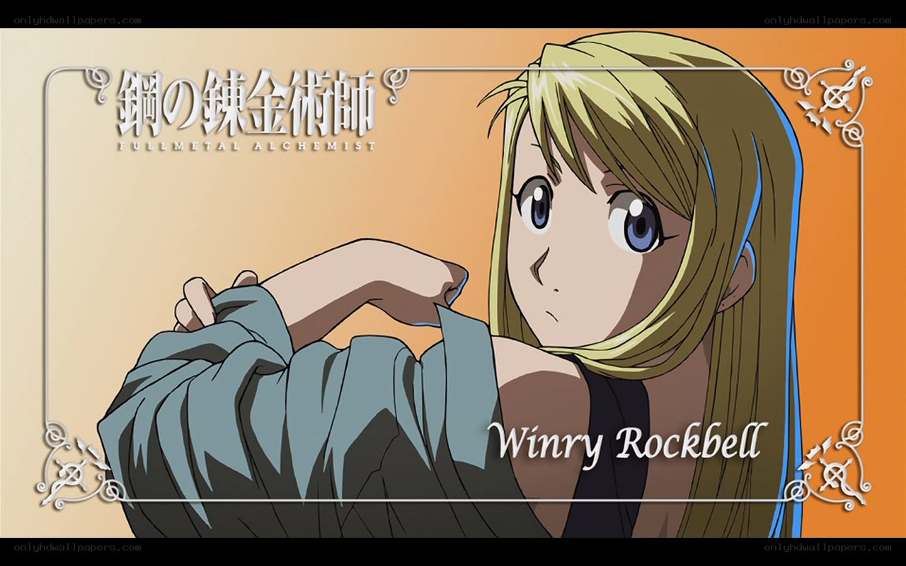 Winry Rockbell character art