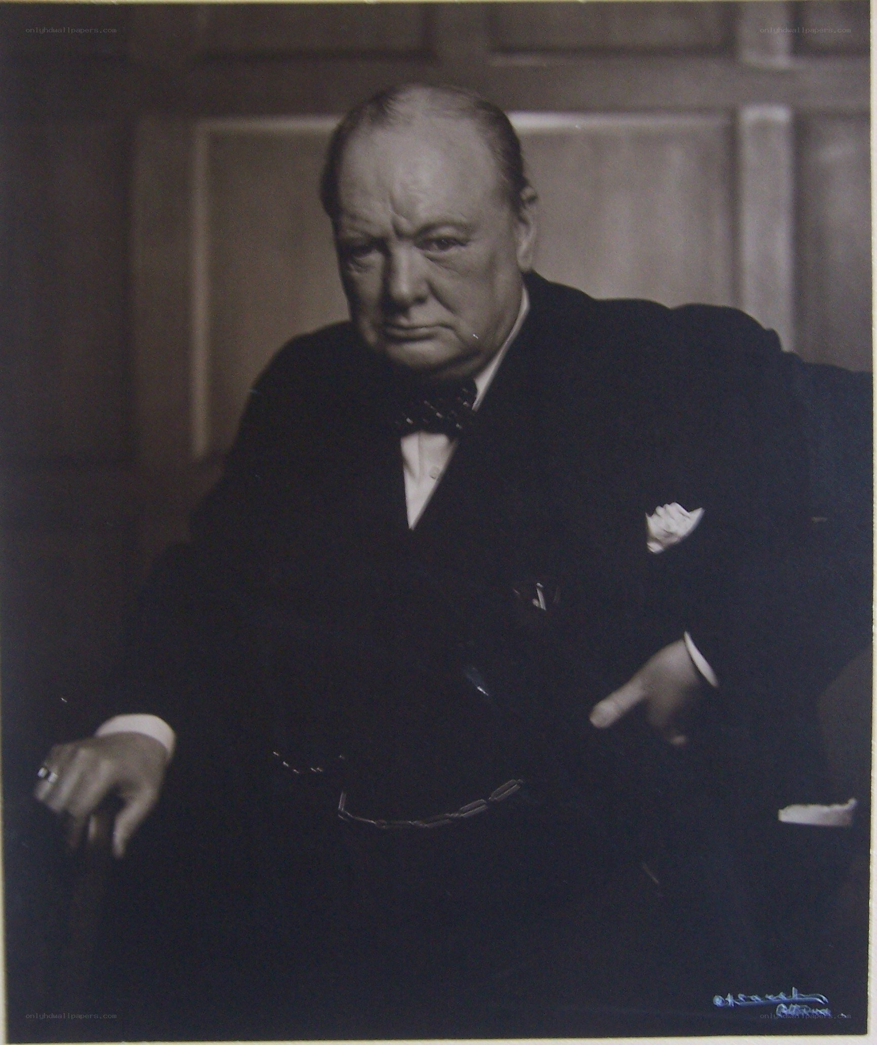 Winston Churchill portrait