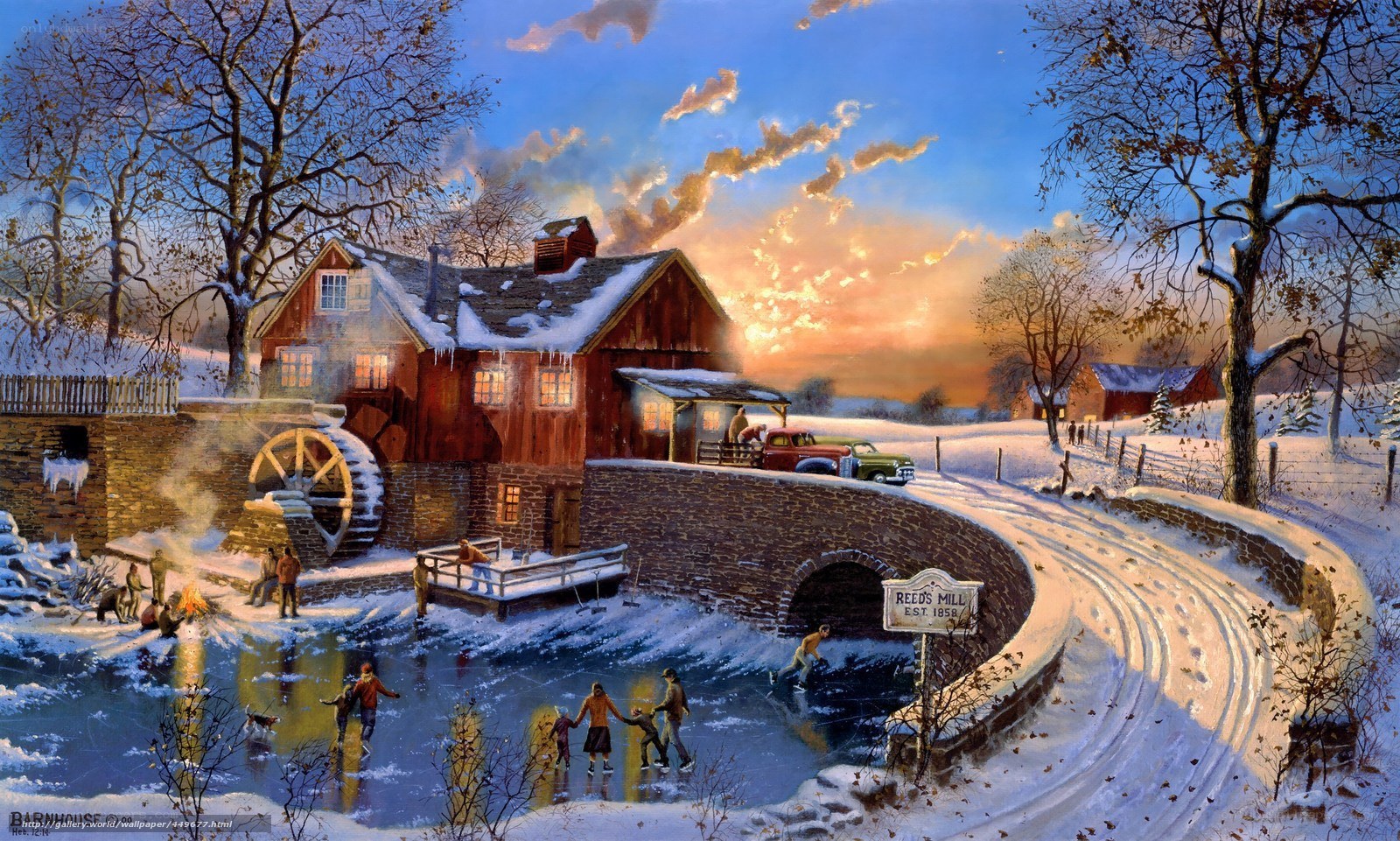 Winter at Reed's Mill