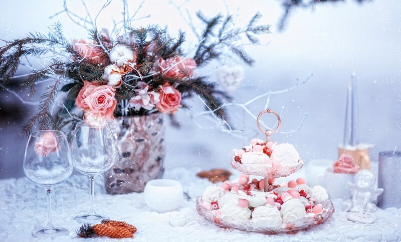 Winter Dessert Table