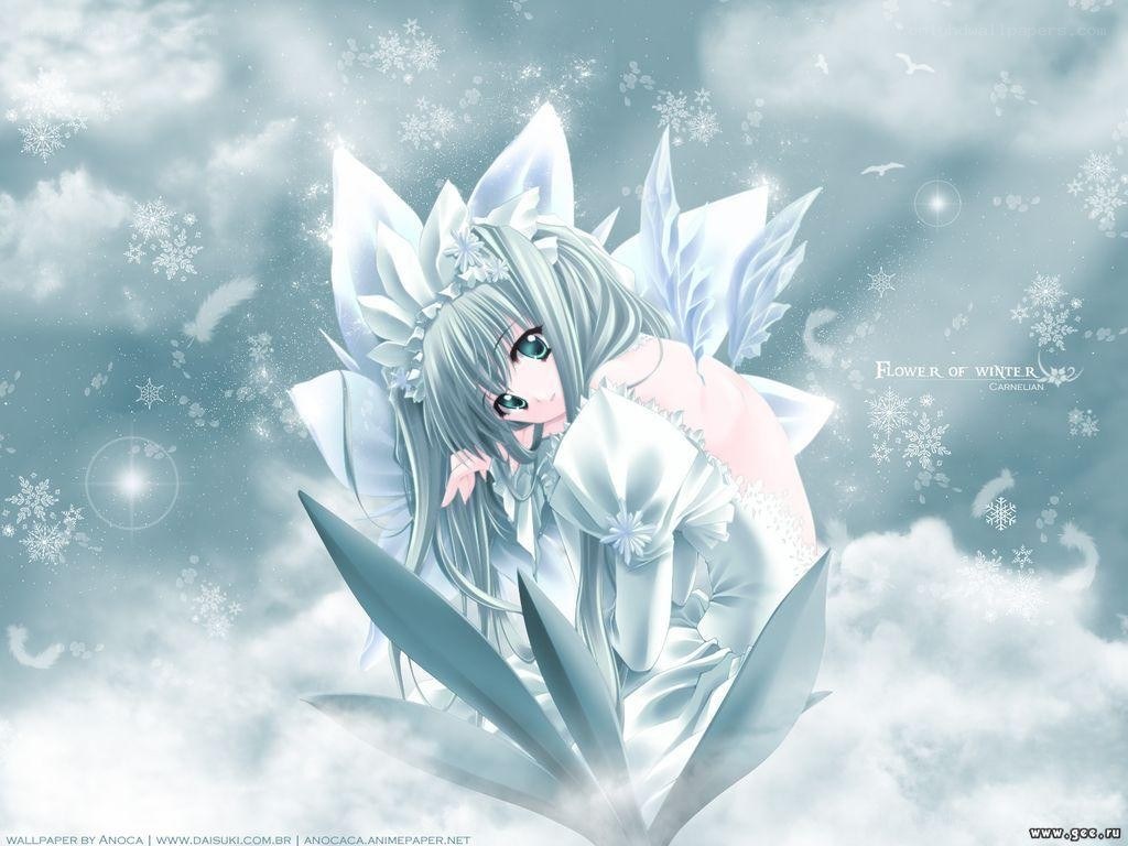 Winter flower fairy