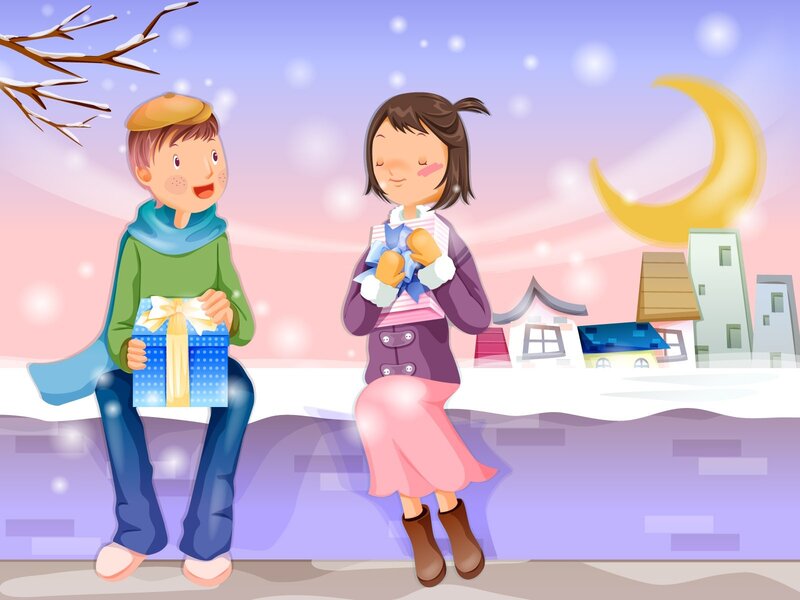 Winter gift exchange