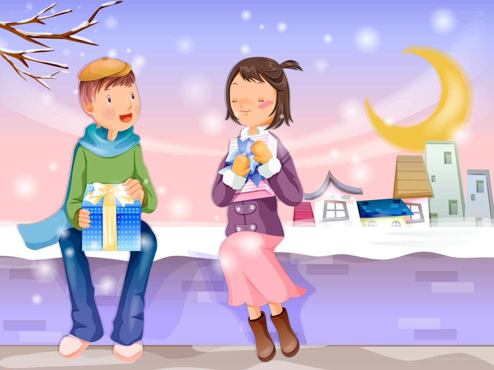 Winter gift exchange