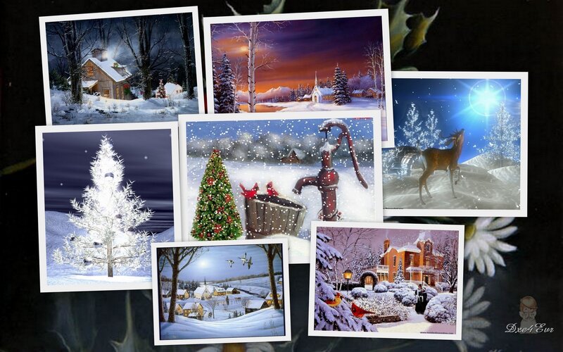 Winter Holiday Scenes