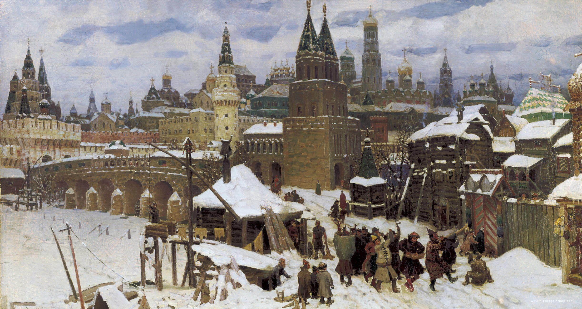 Winter in Moscow Kremlin