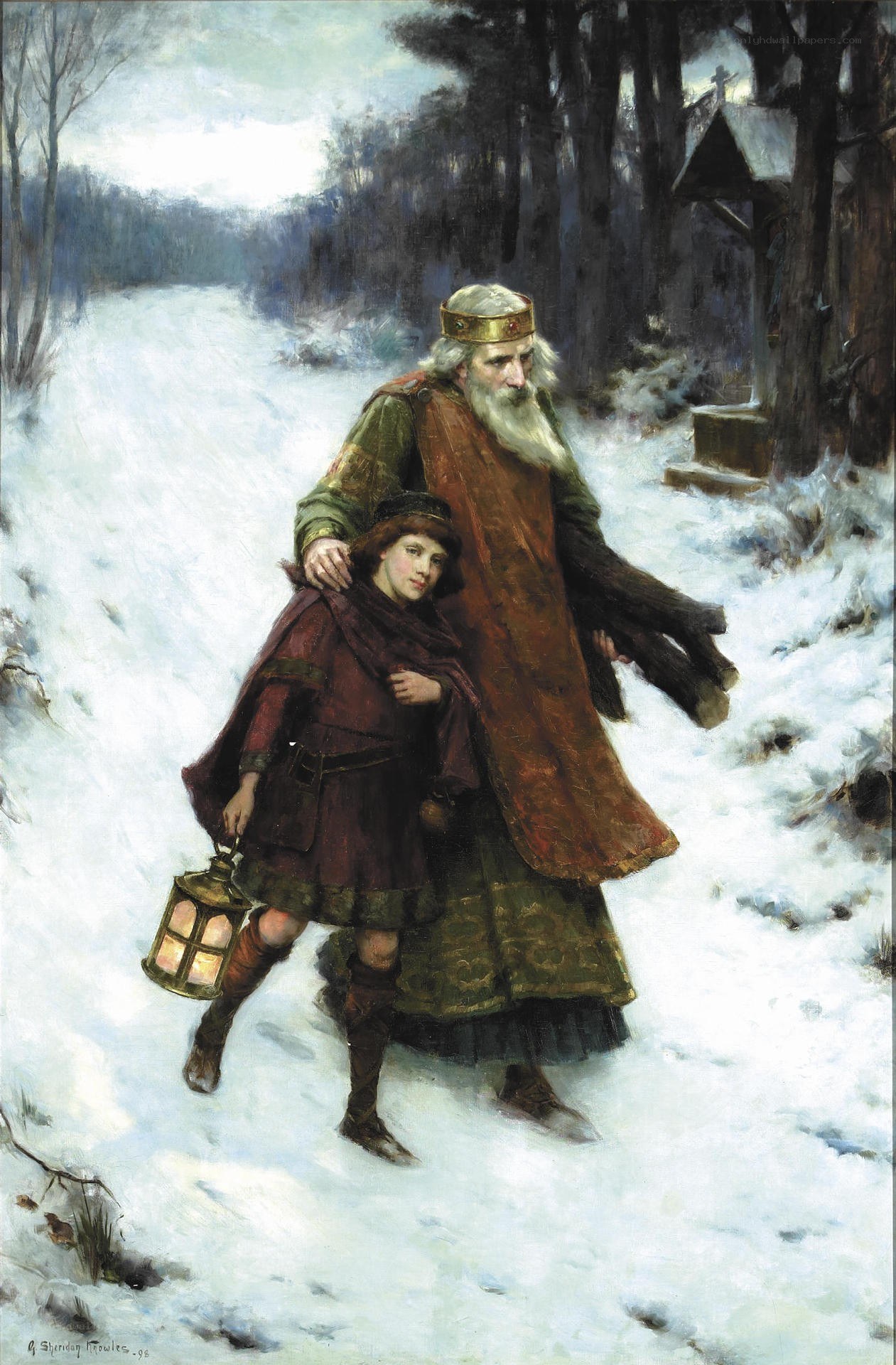 Winter Journey with Lantern