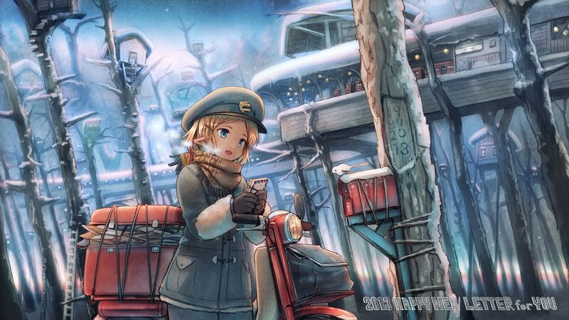Winter mail delivery