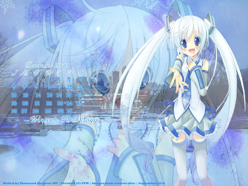 Winter's First Song calendar