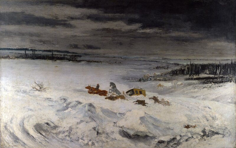 Winter Sleigh Journey