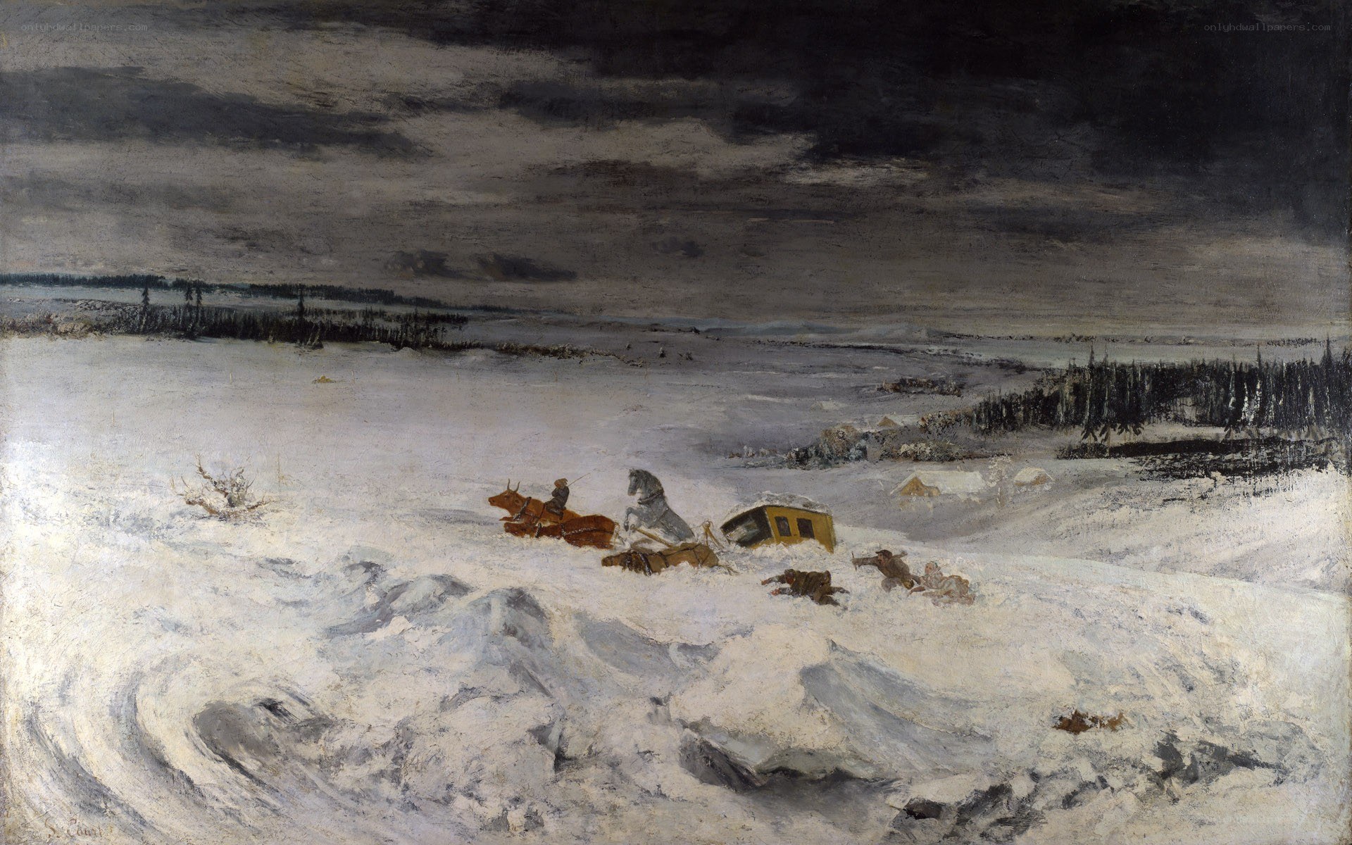Winter Sleigh Journey