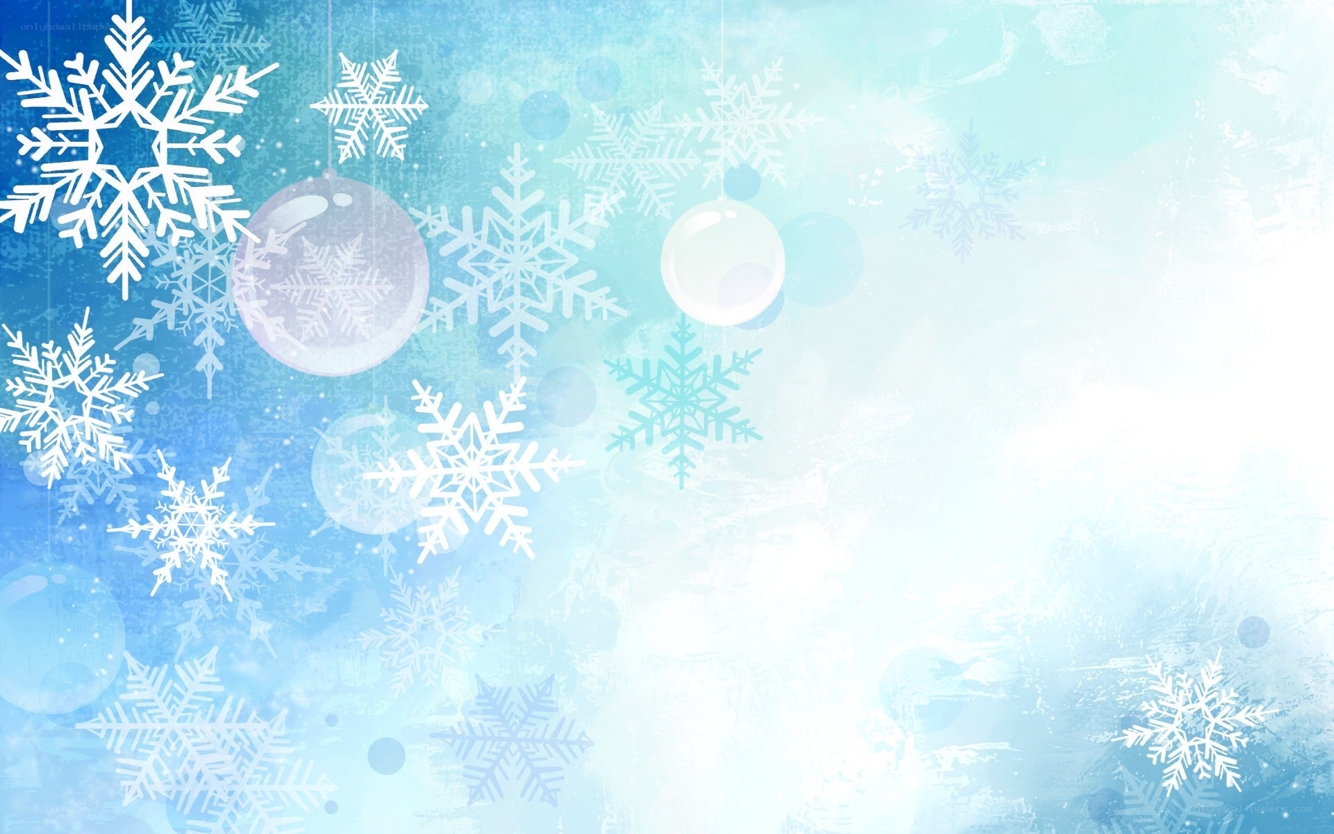 winter snowflake background