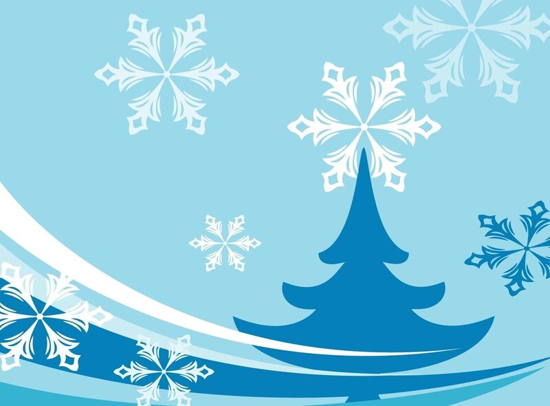 winter snowflake background