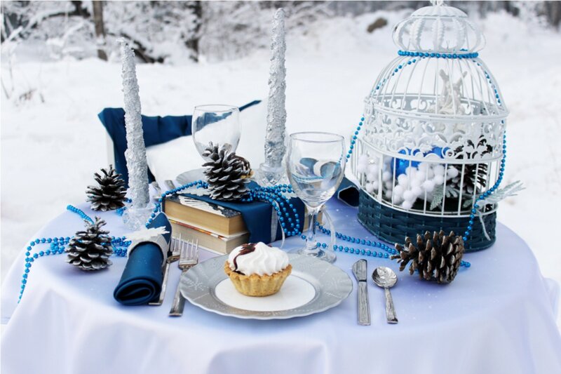 Winter Table Setting