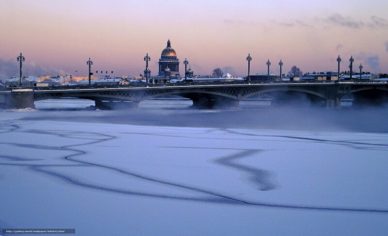 Winter view of St. Petersburg