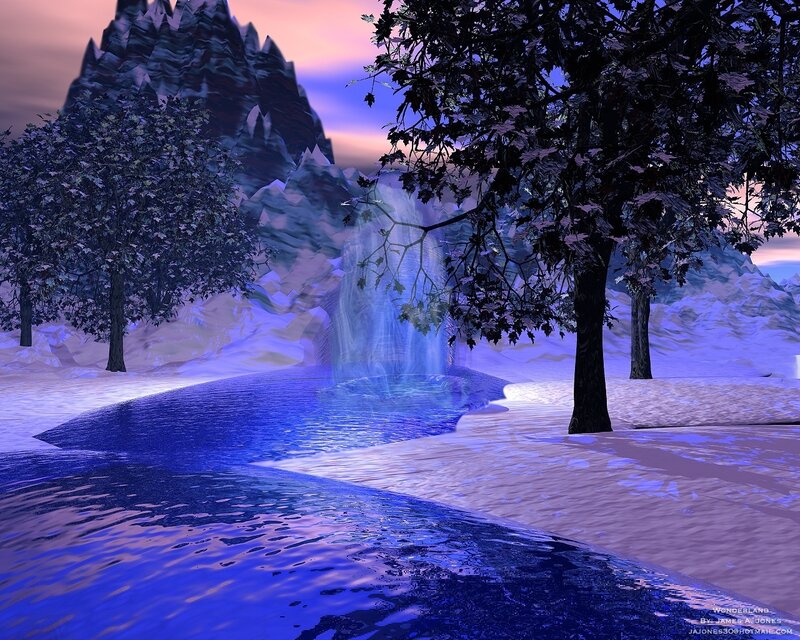 Winter Wonderland Landscape