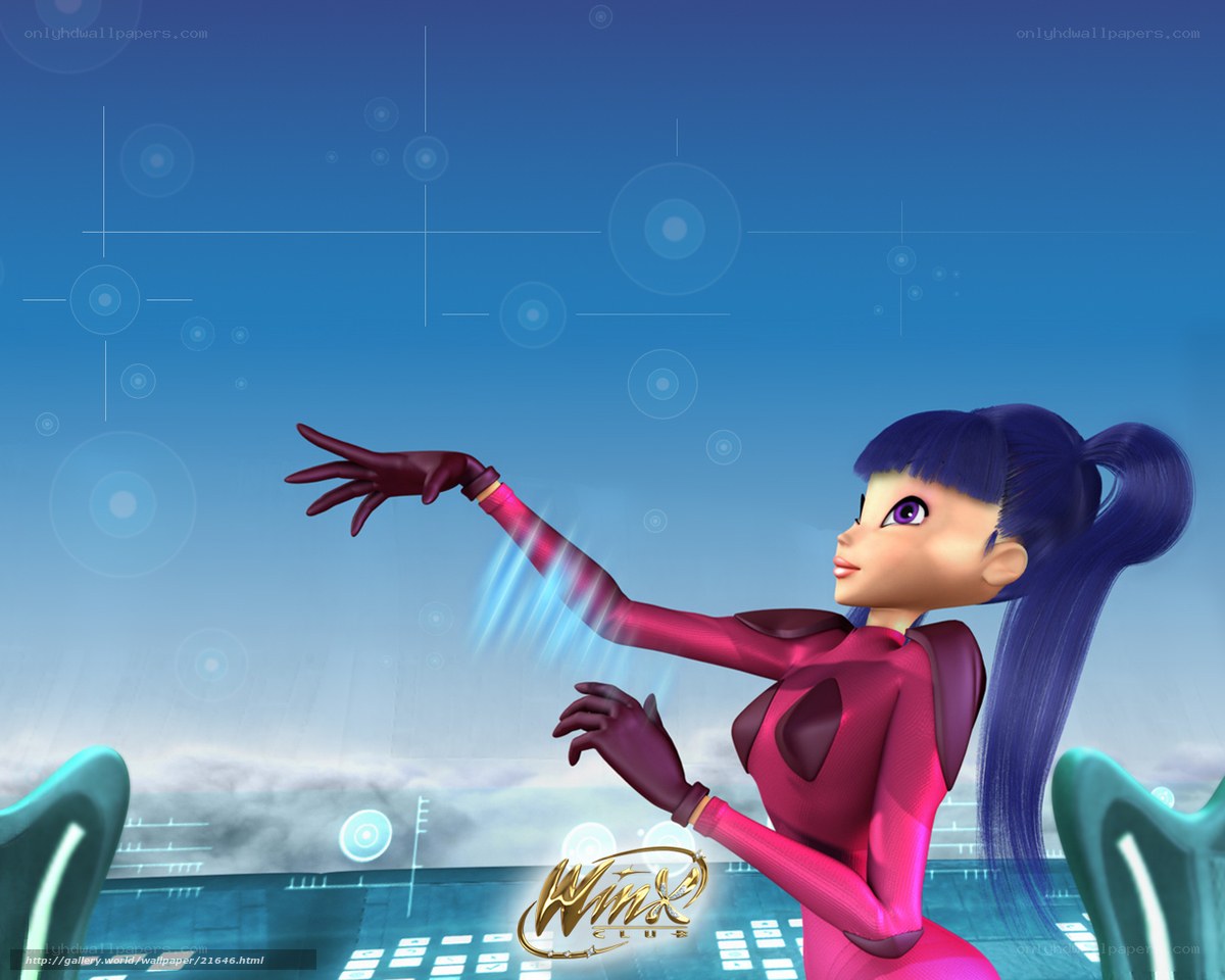 Winx Club character in action