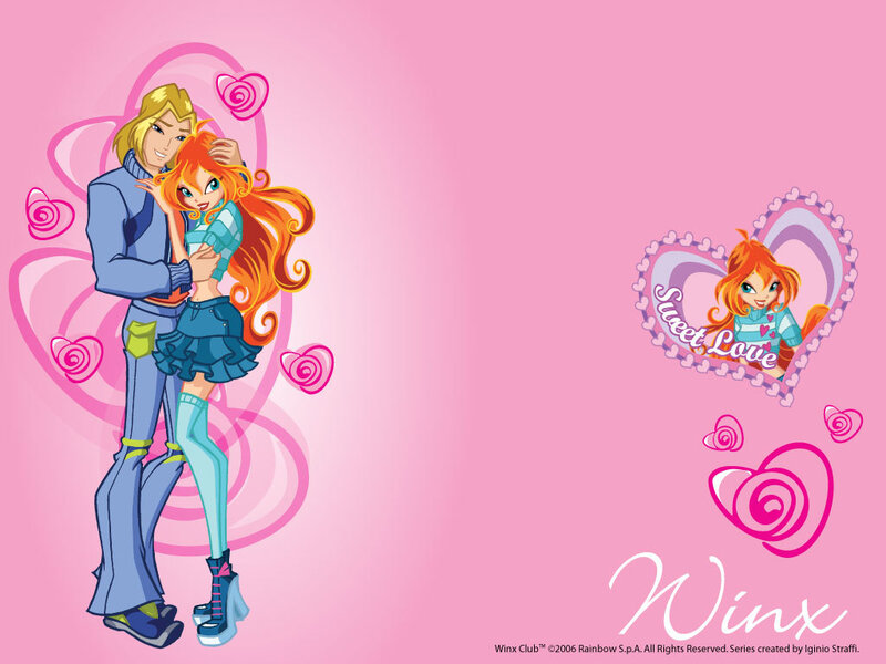 Winx Club couple wallpaper