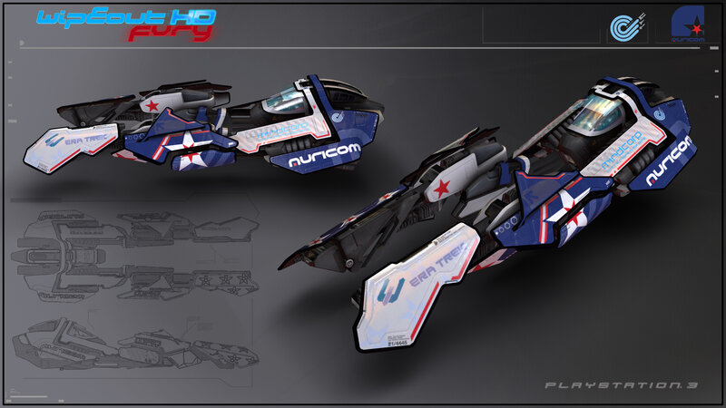 Wipeout HD Fury concept art