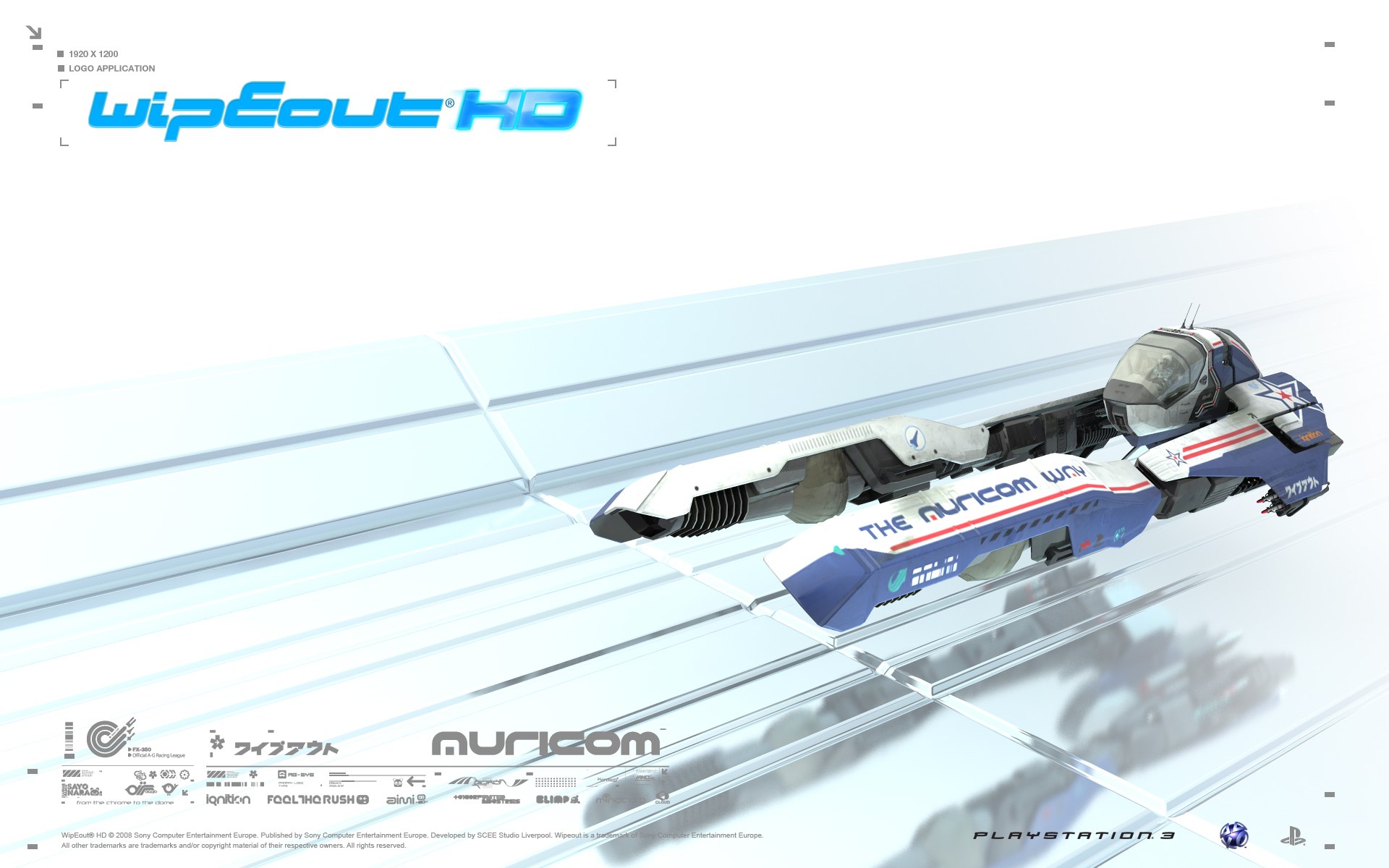 Wipeout HD game art