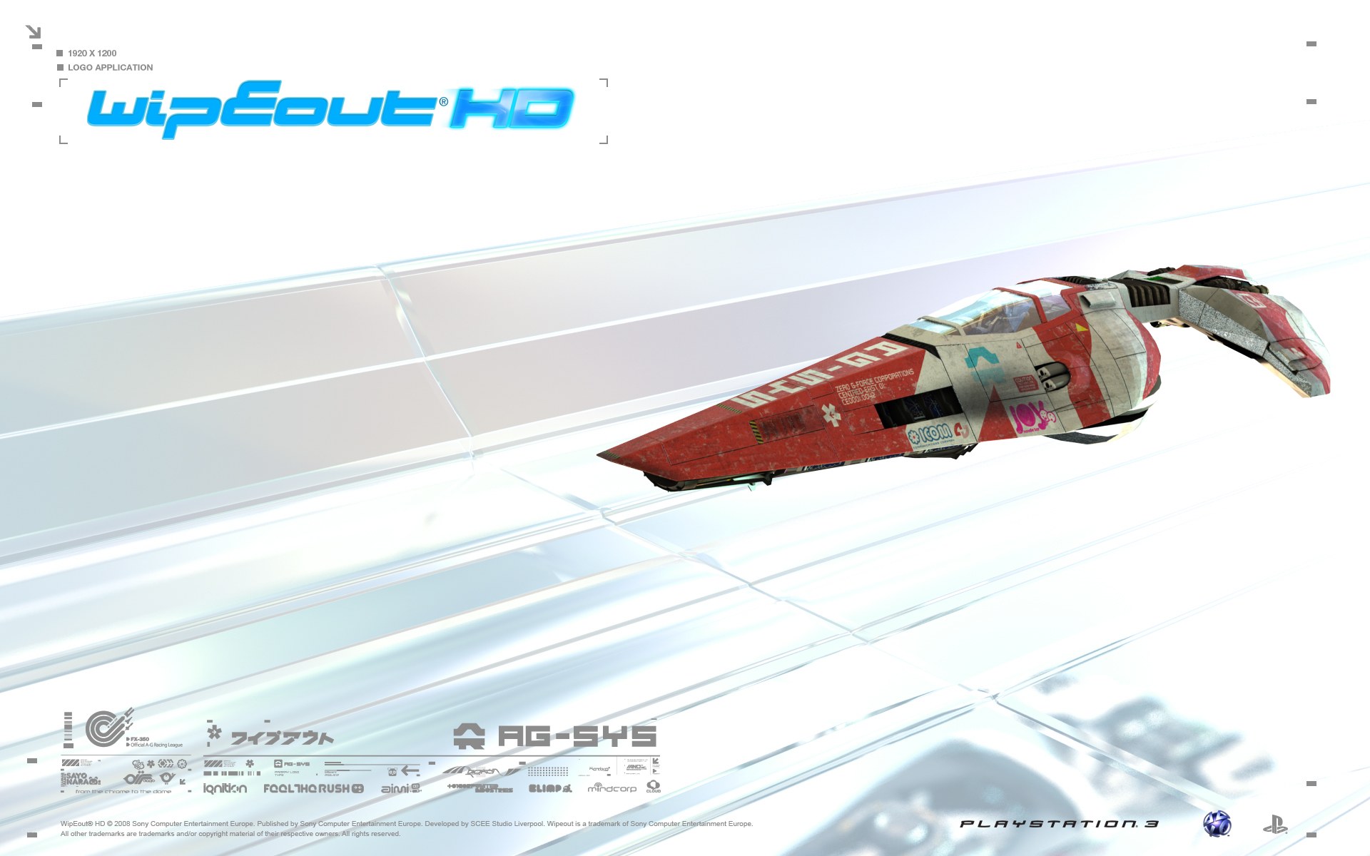Wipeout HD game art