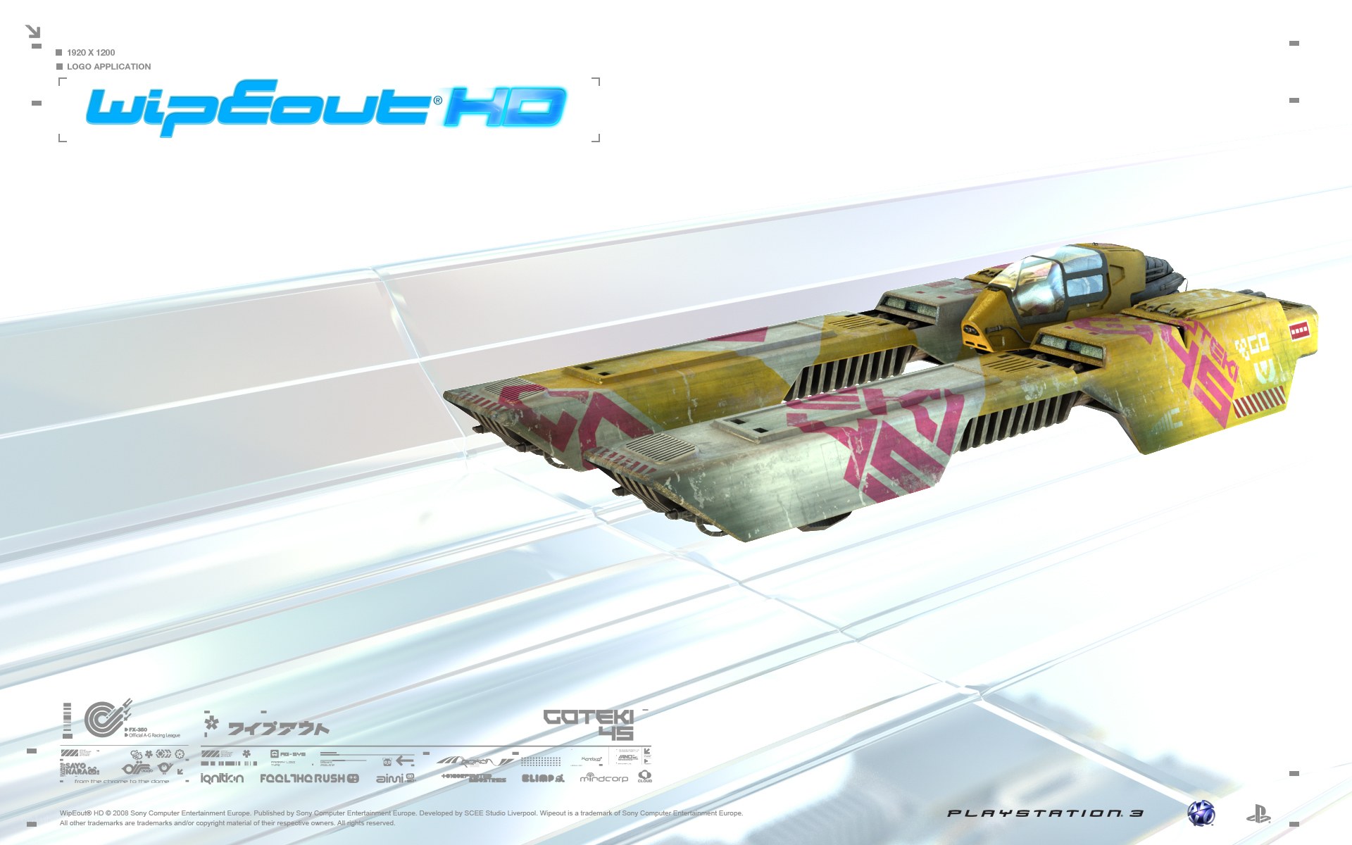 Wipeout HD game art