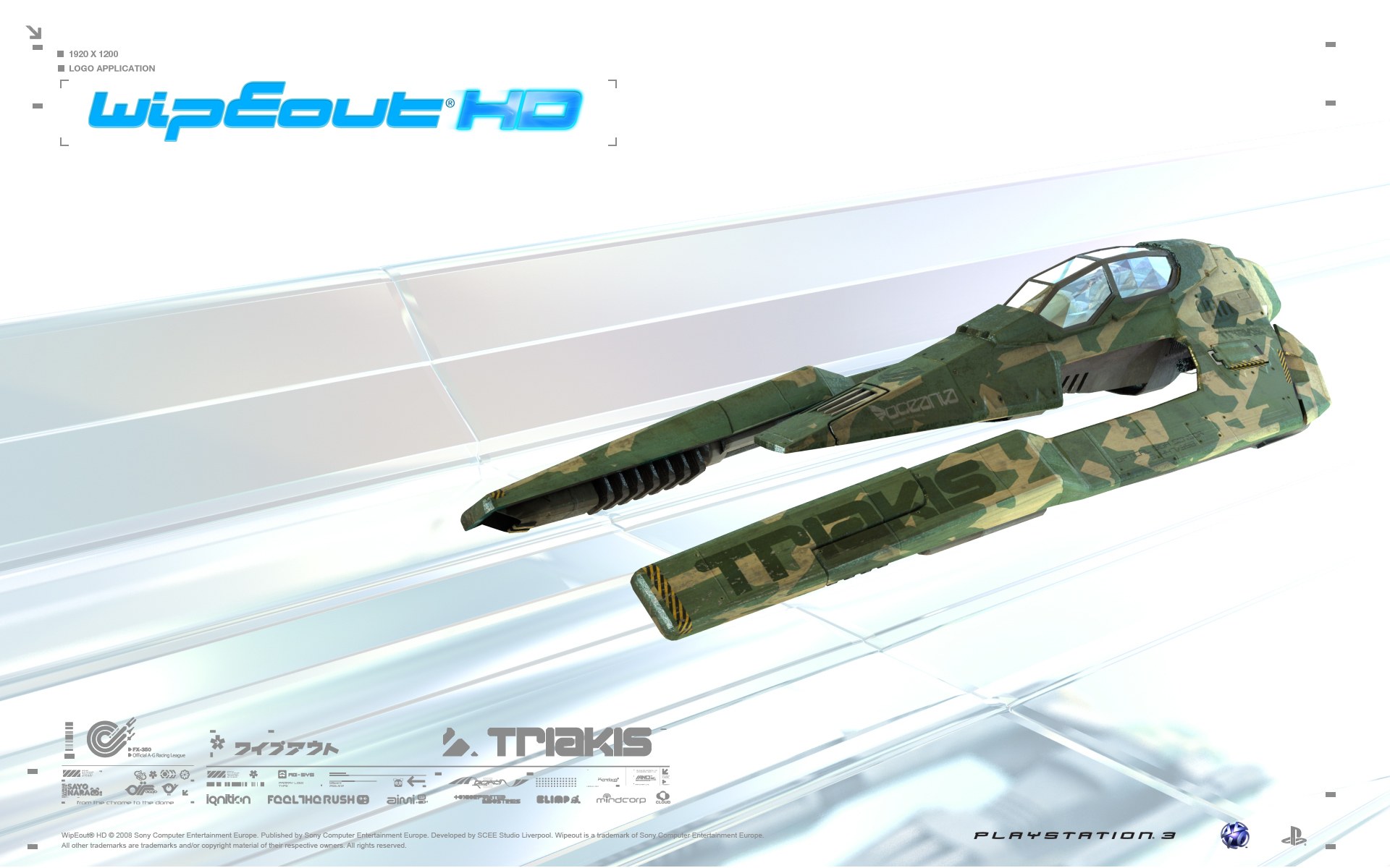 Wipeout HD game art