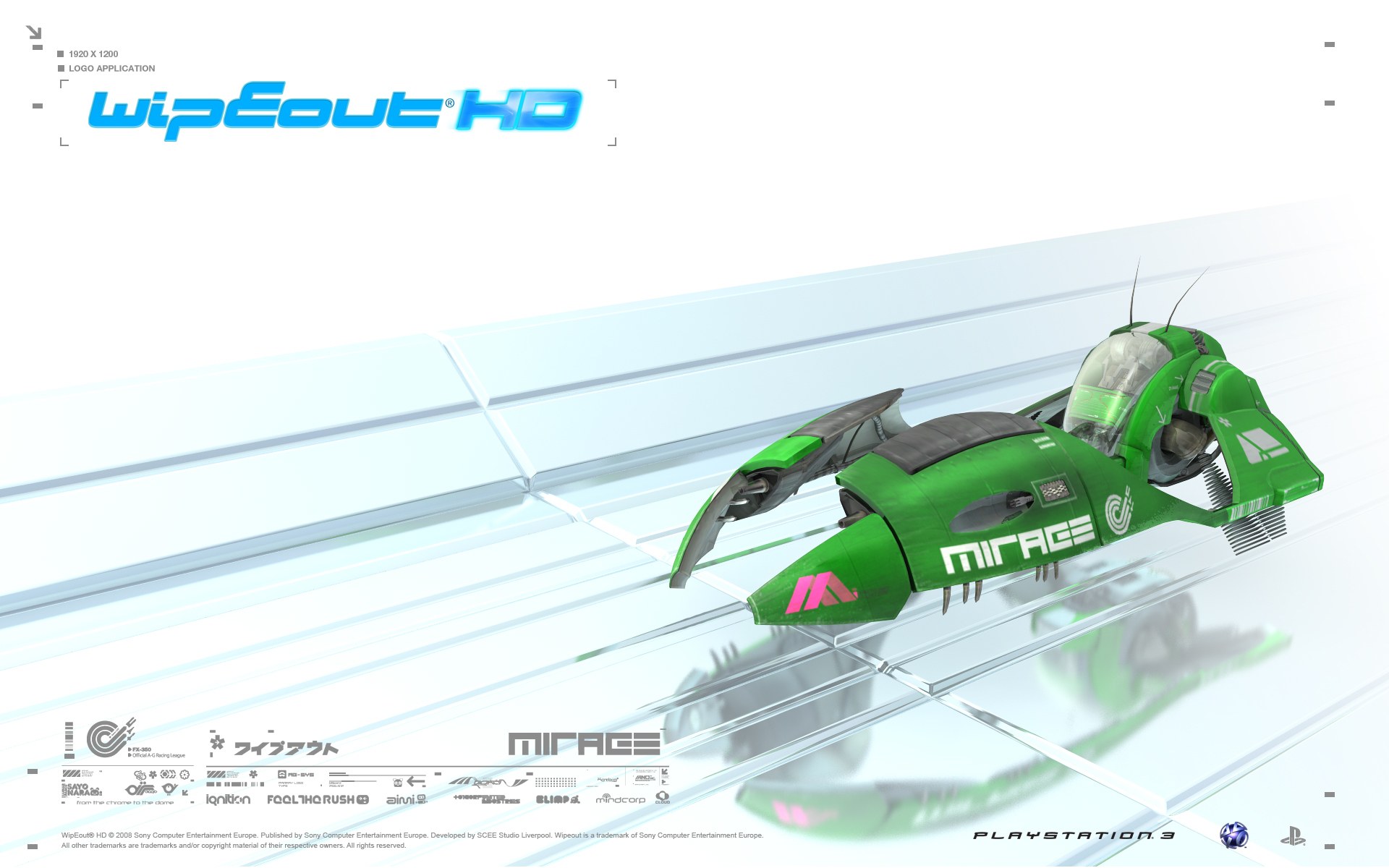 Wipeout HD game art