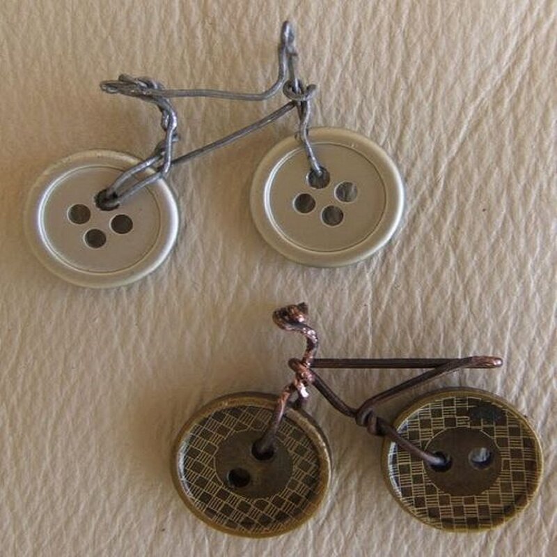 Wire Bicycles from Buttons