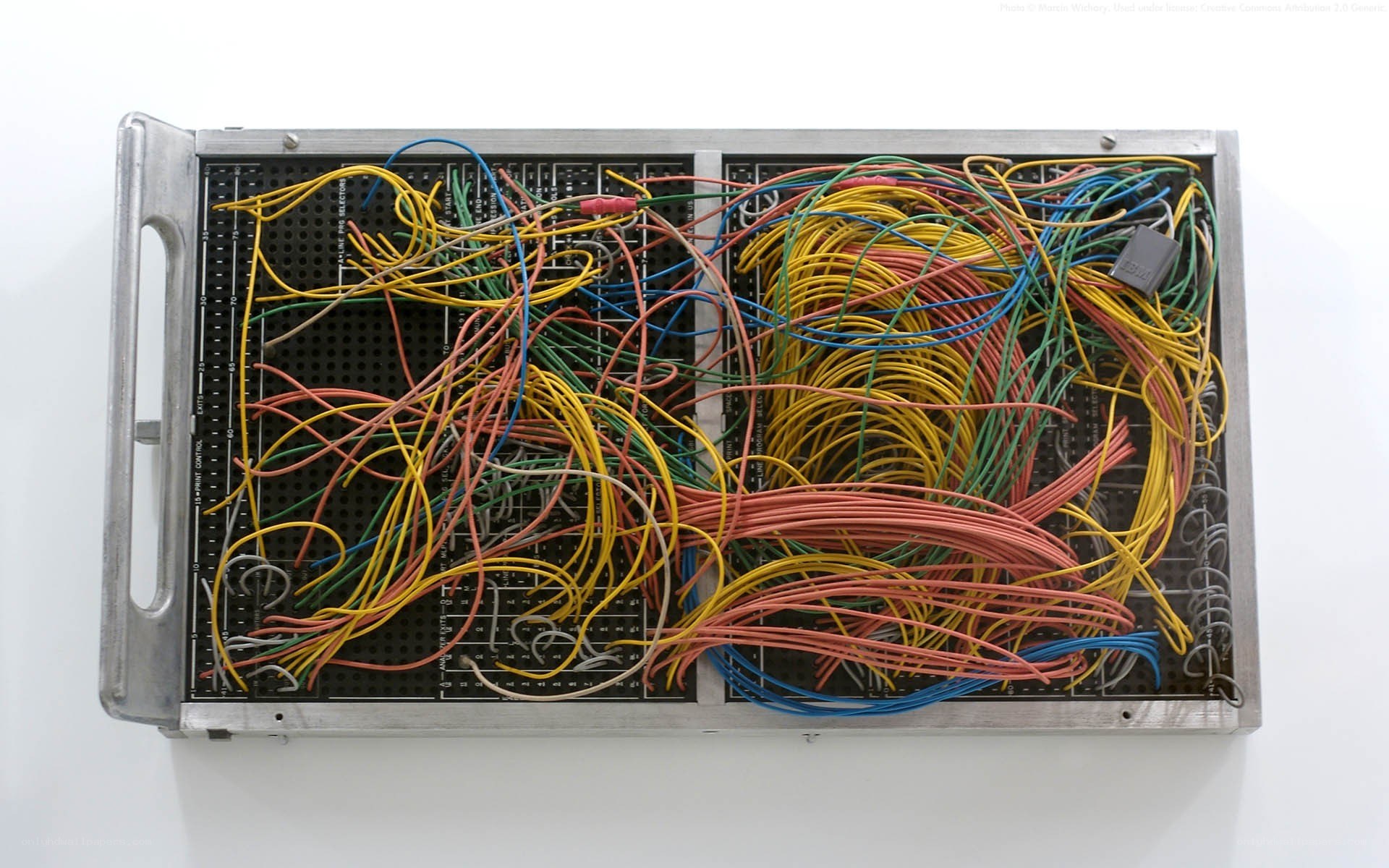 Wired electronic panel