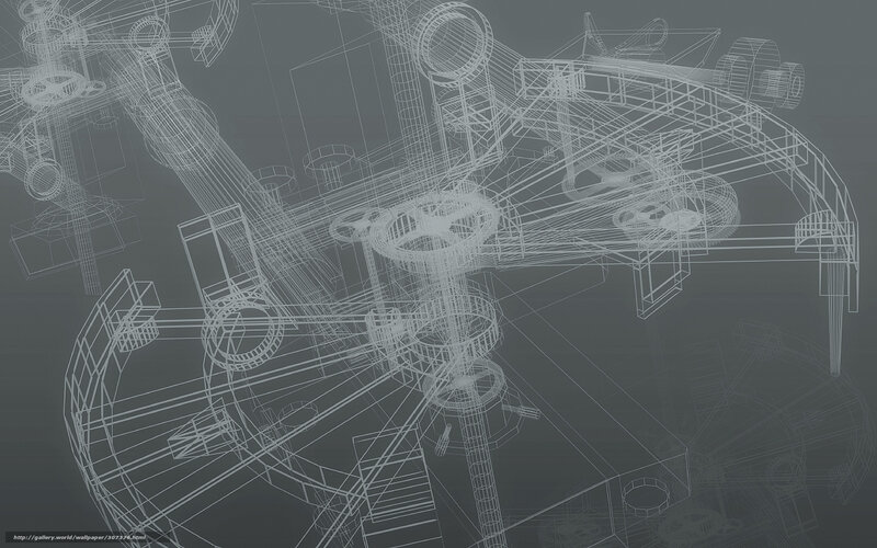 wireframe mechanical design