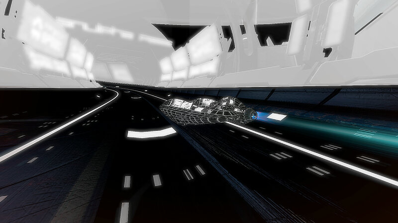 Wireframe Spaceship