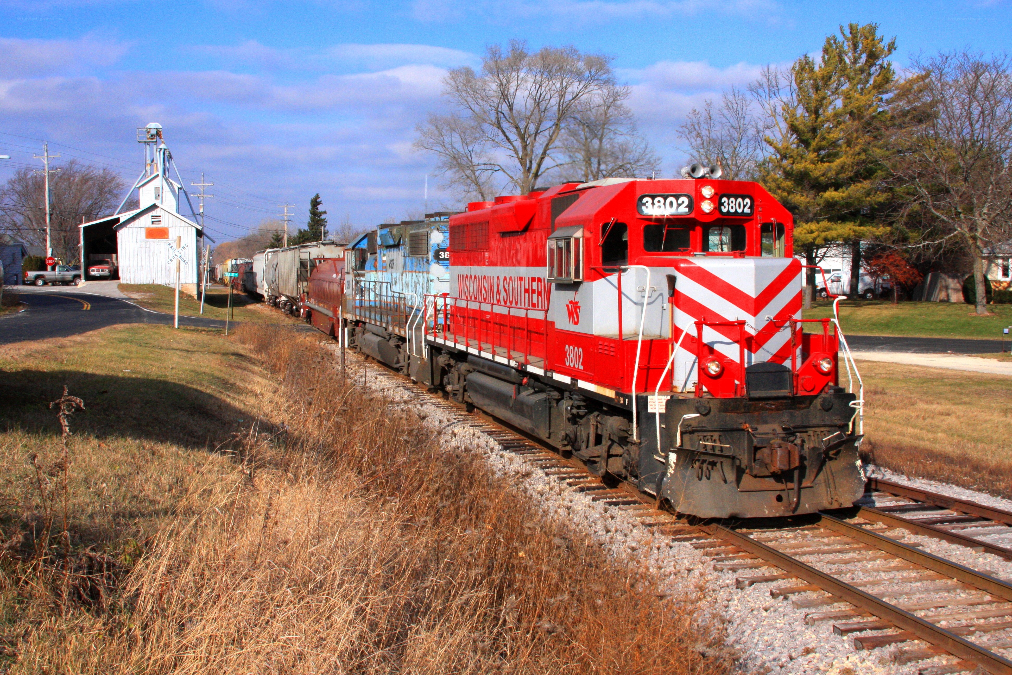 Wisconsin Southern train on track