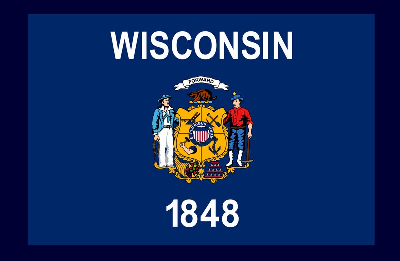 Wisconsin state flag
