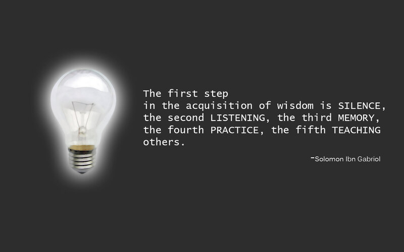 wisdom steps quote