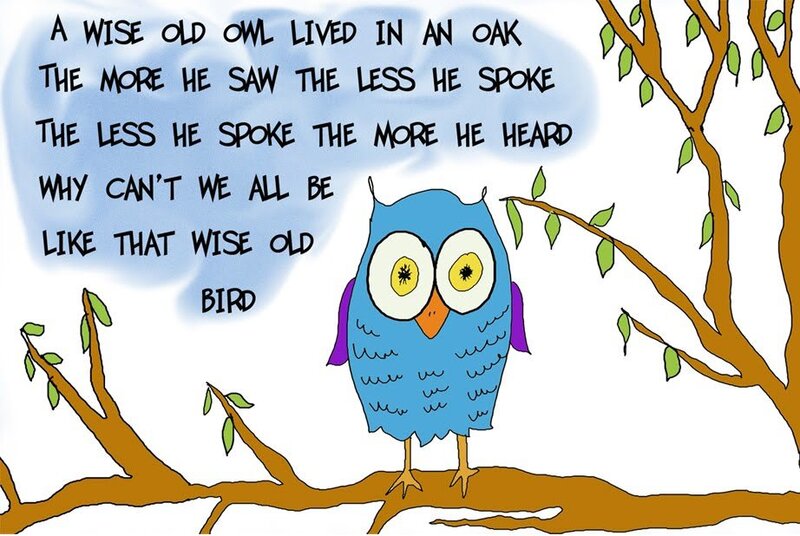 wise old owl poem