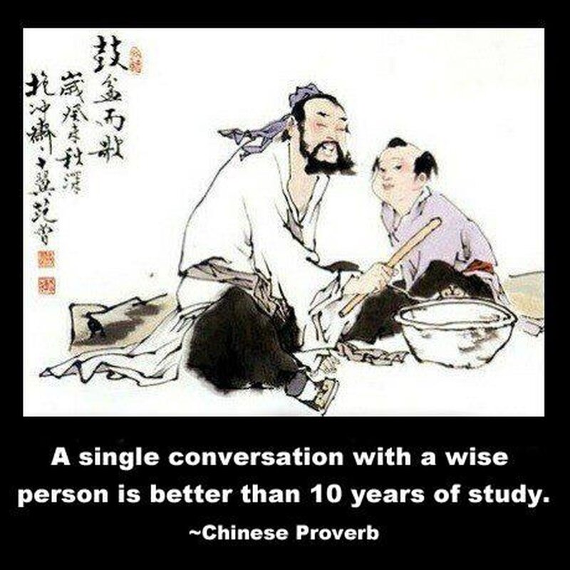 wise person conversation