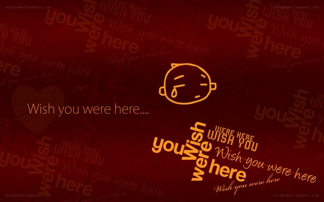 Wish you were here artwork