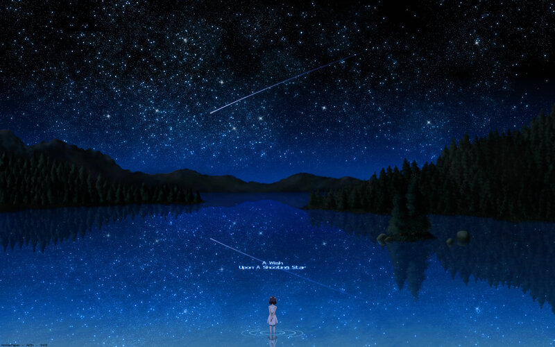 Wishing upon a shooting star