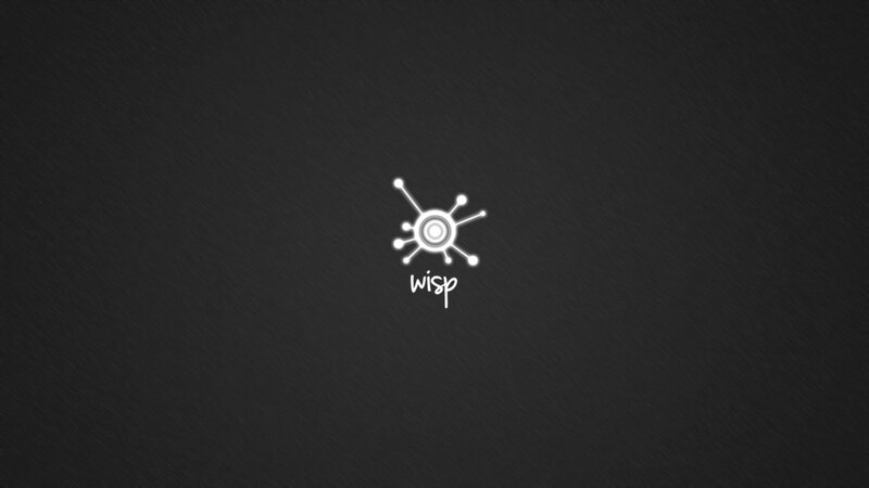 Wisp Logo on Dark Background