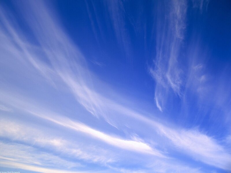 Wispy Cirrus Clouds — Serene