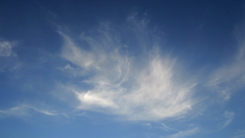 Wispy White Clouds — Sky