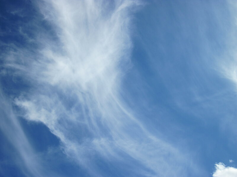 Wispy White Clouds