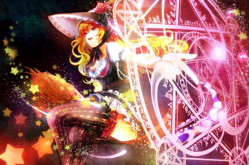 witch casting a spell