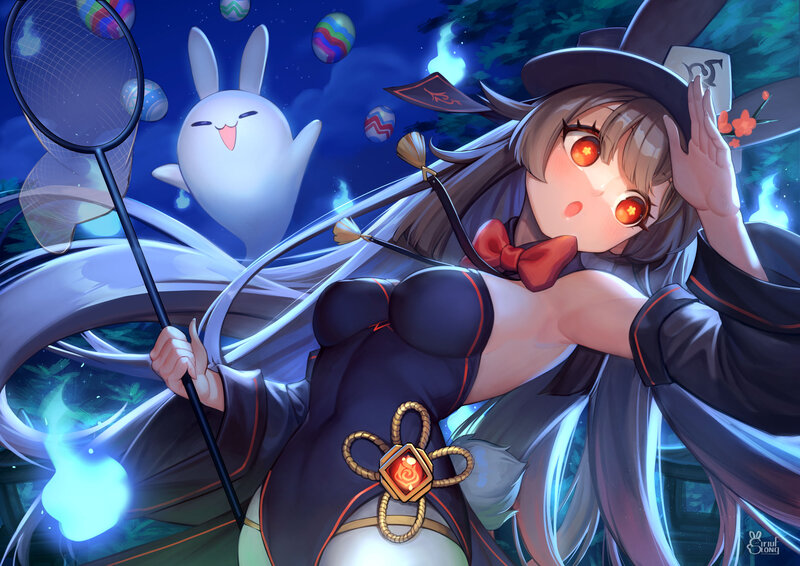 Witch Character with Net