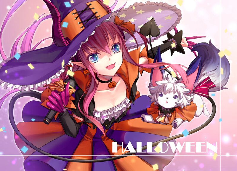 Witch Character with Pet